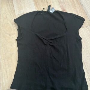H&M Black Crop Top for Women